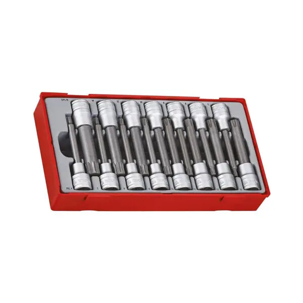 1/2” Ribe & Spline Socket Set 15pcs - Set Chei Tubulare Bit RIBE si SPLINE 15 Piese