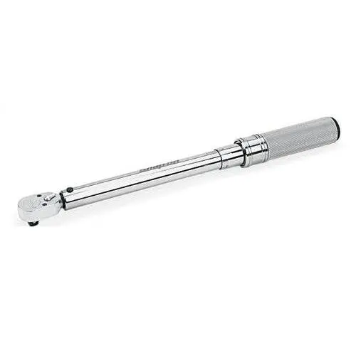 1/4" Drive Newton Meter Adjustable Click-Type Fixed Ratchet Torque Wrench (5–25 N•m) -