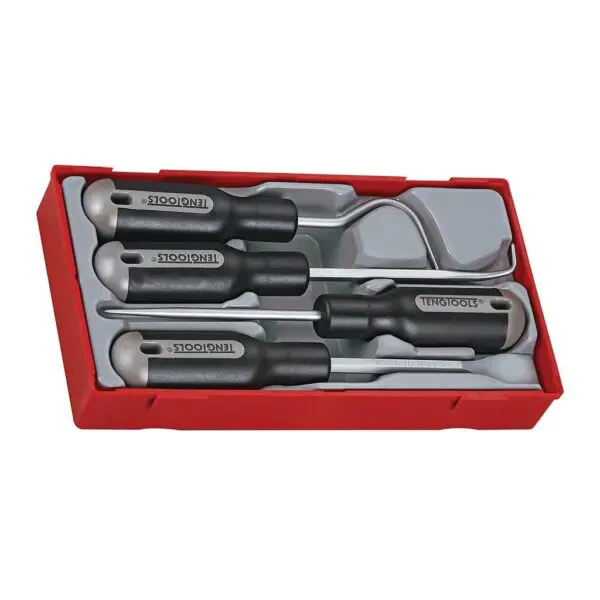 Set Carlige si Raclete pentru Garnituri 4 Piese - Teng Tools - 117690107