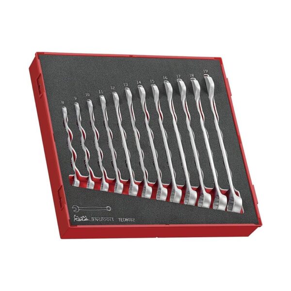 Set Chei Combinate Anti Alunecare 12 Piese - Teng Tools - 238520100