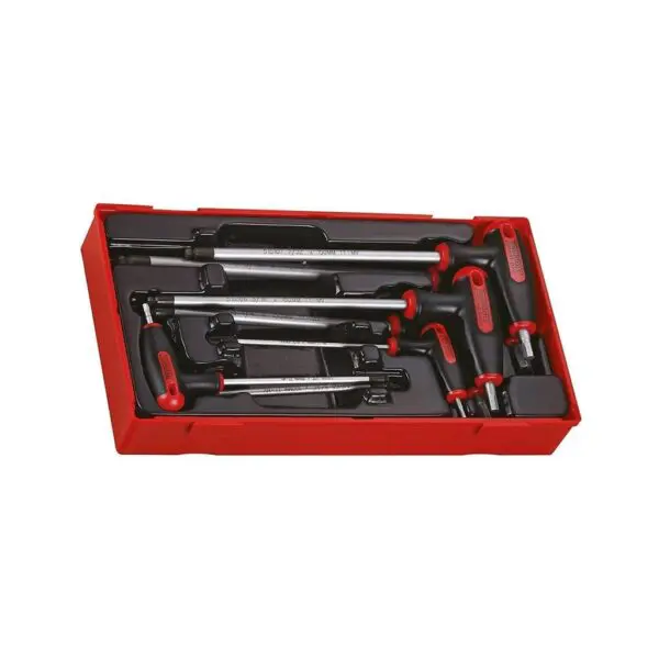 Set Chei Imbus cu Bila si Maner T - Teng Tools - 68930205