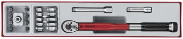 Set Cheie Dinamometrica 3/8" 22 Piese - Teng Tools - 102110104 - imagine 2