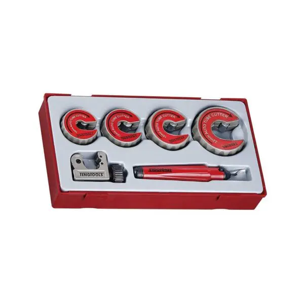 Set Dispozitive Taiat Tevi 6 Piese R - Teng Tools - 186400107-R