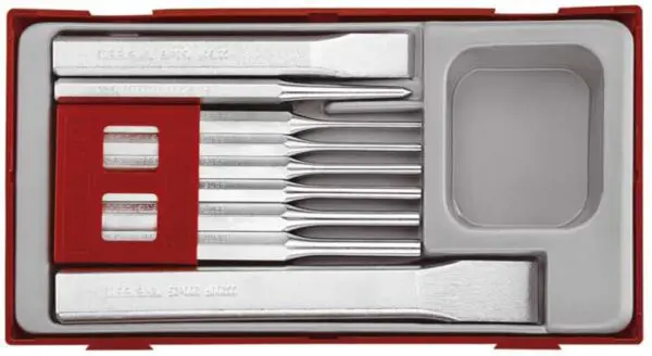 Set Dornuri si Dalti 9 Piese - Teng Tools - 69220101 - imagine 2