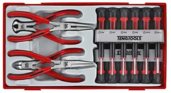 Set Surubelnite si Clesti Mini - Teng Tools - 104450101 - imagine 2
