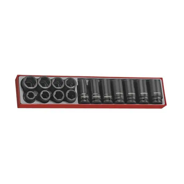 Set Tubulare Impact 3/4" 15 Piese - Teng Tools - 122080104