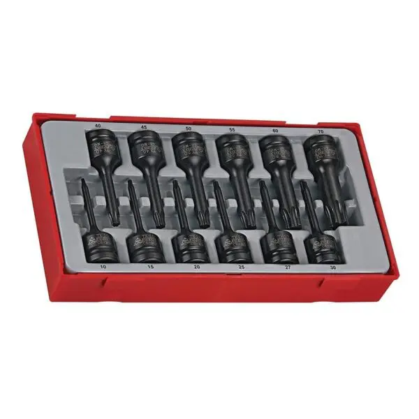 Set Tubulare de Impact TX 1/2" 12 Bucati - Teng Tools - 128130101
