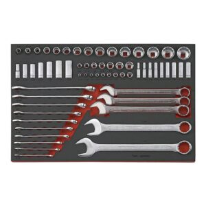 Set Tubulare si Chei AF 62 piese - Teng Tools - 172320103