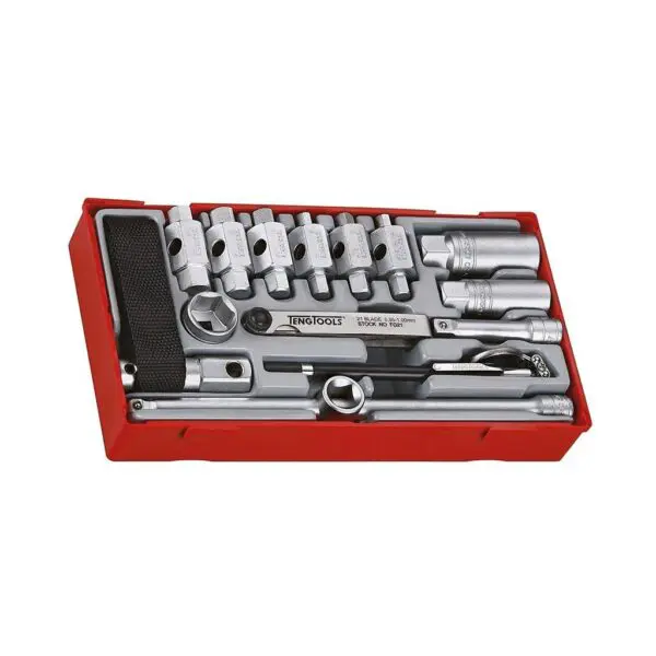 Trusa Chei Buson Baie Ulei 16 Piese - Teng Tools - 03960101